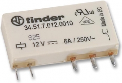Finder 34 серия - ультратонкие реле 0,1-2, 6A