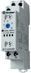 Finder 80 серия - модульные таймеры 1 - 6 - 8 - 16A, ширина 17,5 мм | Артикул 801102400000