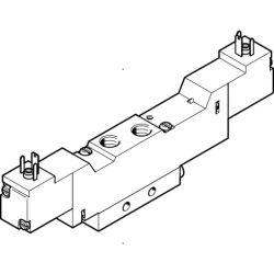 Распределитель с электромагнитным управлением Festo MEBH-5/3E-1/8-B-230AC
